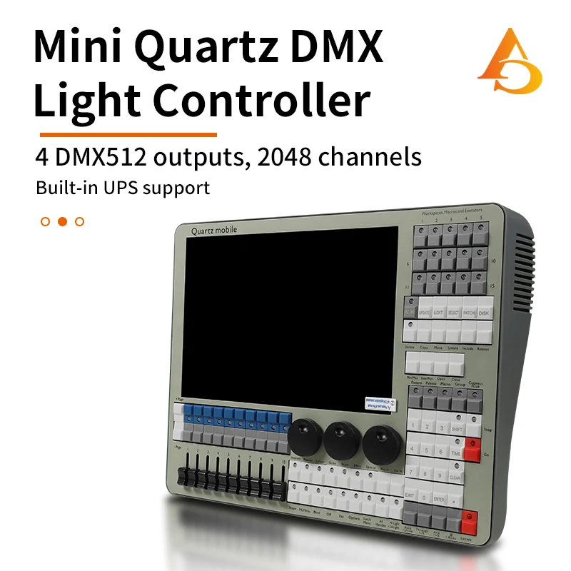 Mini Quartz Mobile Titan Konsole Bühnenlicht-Controller, eingebauter Akku, Touchscreen, WLAN-Verbindung, professionell, Image