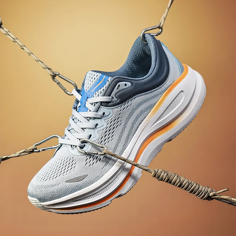Herren-Laufschuhe, Mesh-Luxusschuhe, Paar-Offroad-Outdoor-Sneaker, Trainer-Schuhe, dämpfend, atmungsaktiv, rutschfest, modisch Image