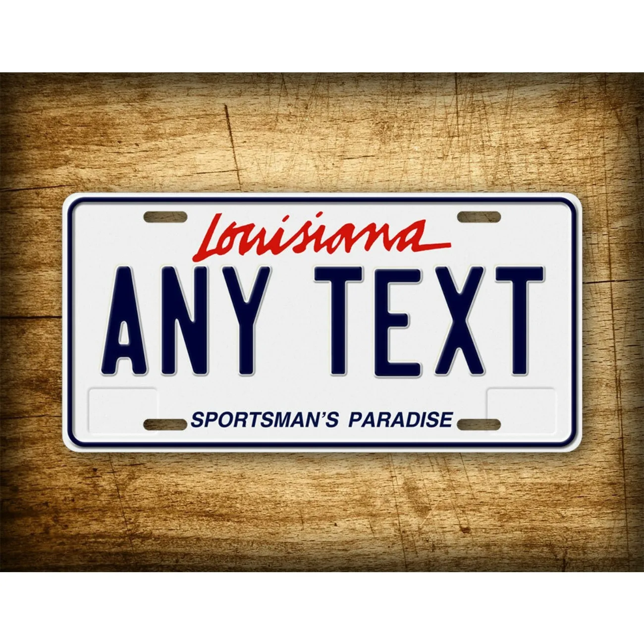 Metallschild „Louisiana State“, Heimdekoration, staubdicht, wasserdicht (nur Dekoration) Image