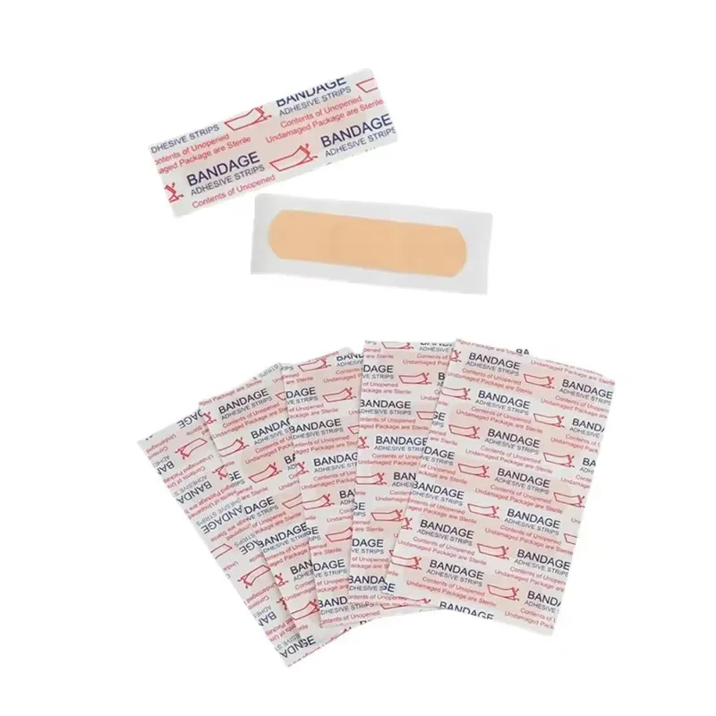 50/500 stücke Pflaster Wasserdicht Atmungsaktiv Kissen Heftpflaster Wunde Hämostase Aufkleber Band Erste Hilfe Verband Medizinische Gaze Image