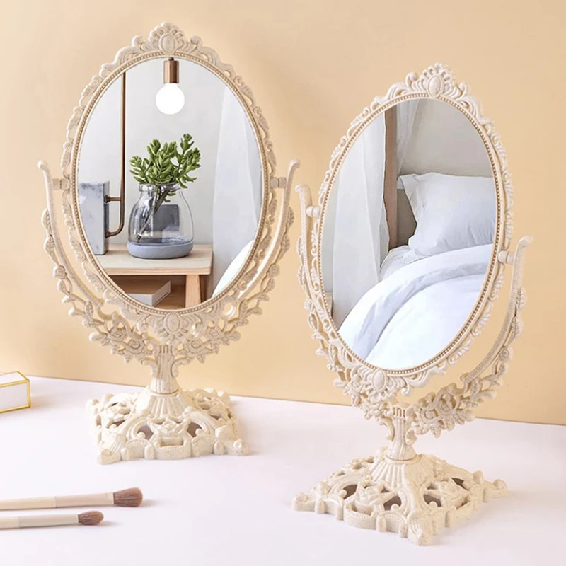 Nordische Make-up Spiegel ins Vintage dekorative Spiegel Kunststoff Kosmetik spiegel Zimmer Wohnkultur Espejos Decora tivos Beauty Tools