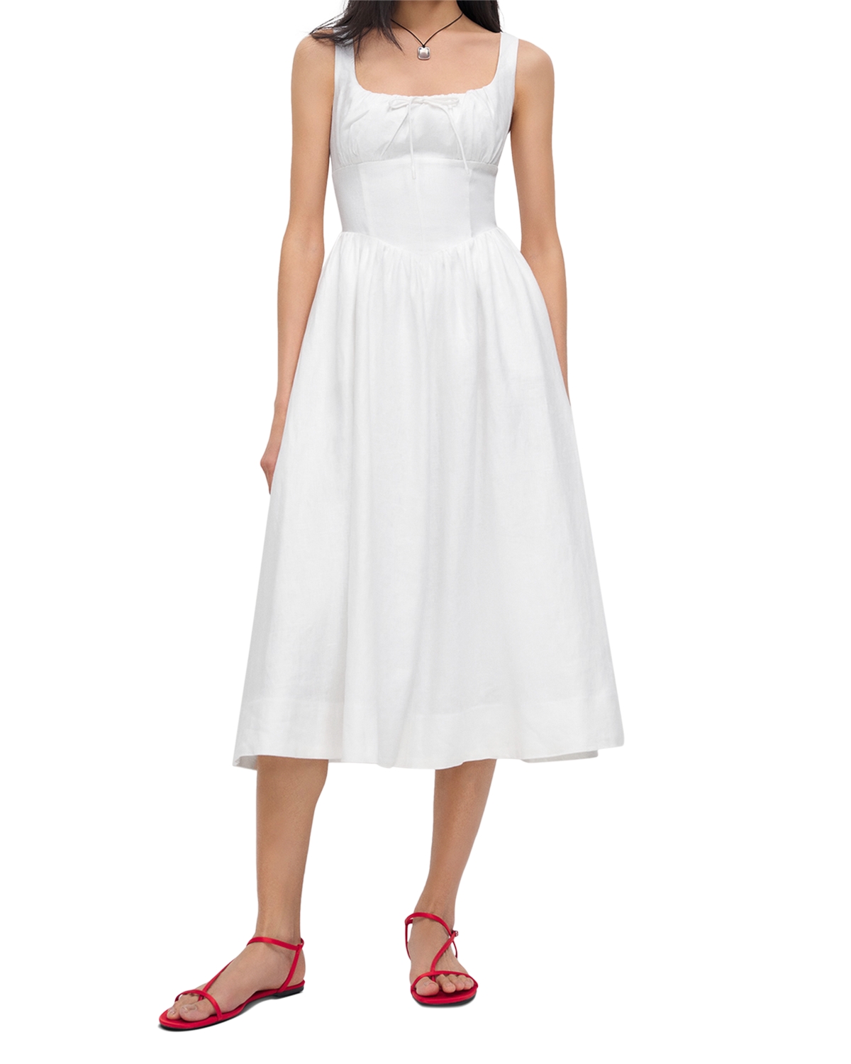 Reformation | Reformation Anabella linen top - White | Realry