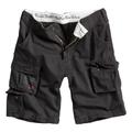 Surplus Raw Vintage Mens Cargo Trooper Shorts, Black, 5XL