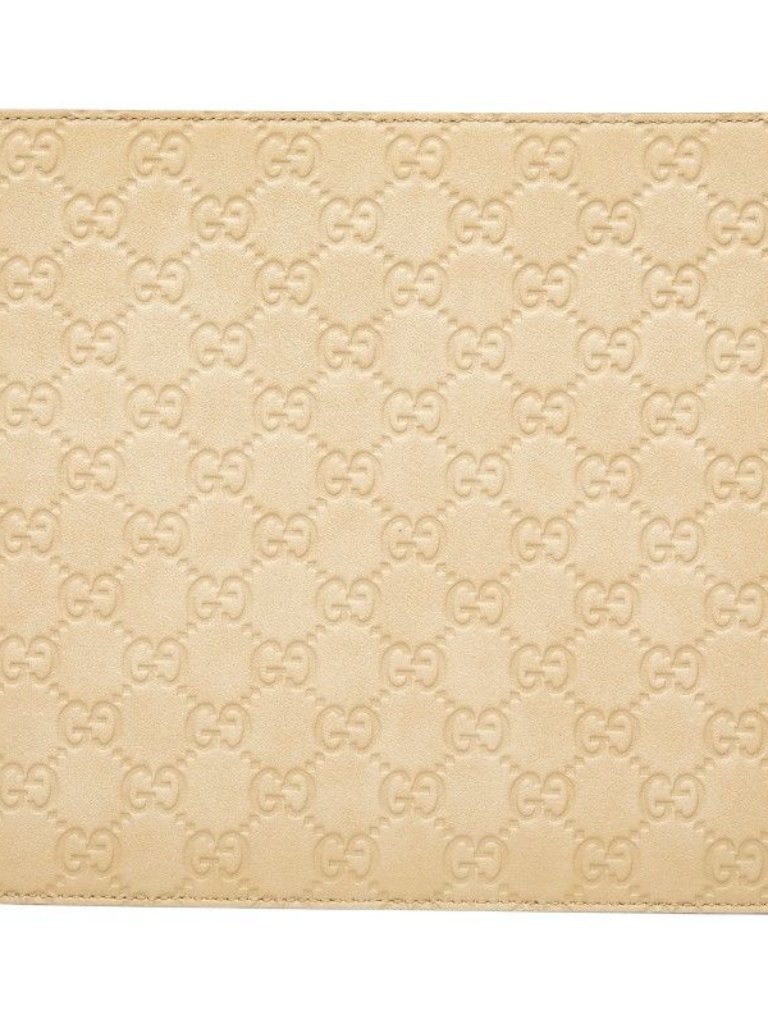 Gucci Accents | Guccissima Gg Logo Mouse Pad Computer Pc Interior | Color: Tan | Size: Os