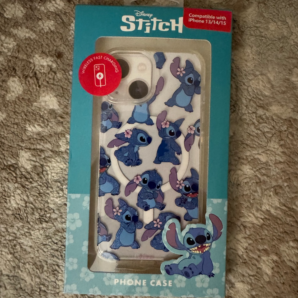 Disney Cell Phones & Accessories | Disney Stitch Phone Case | Color: Blue/White | Size: Os