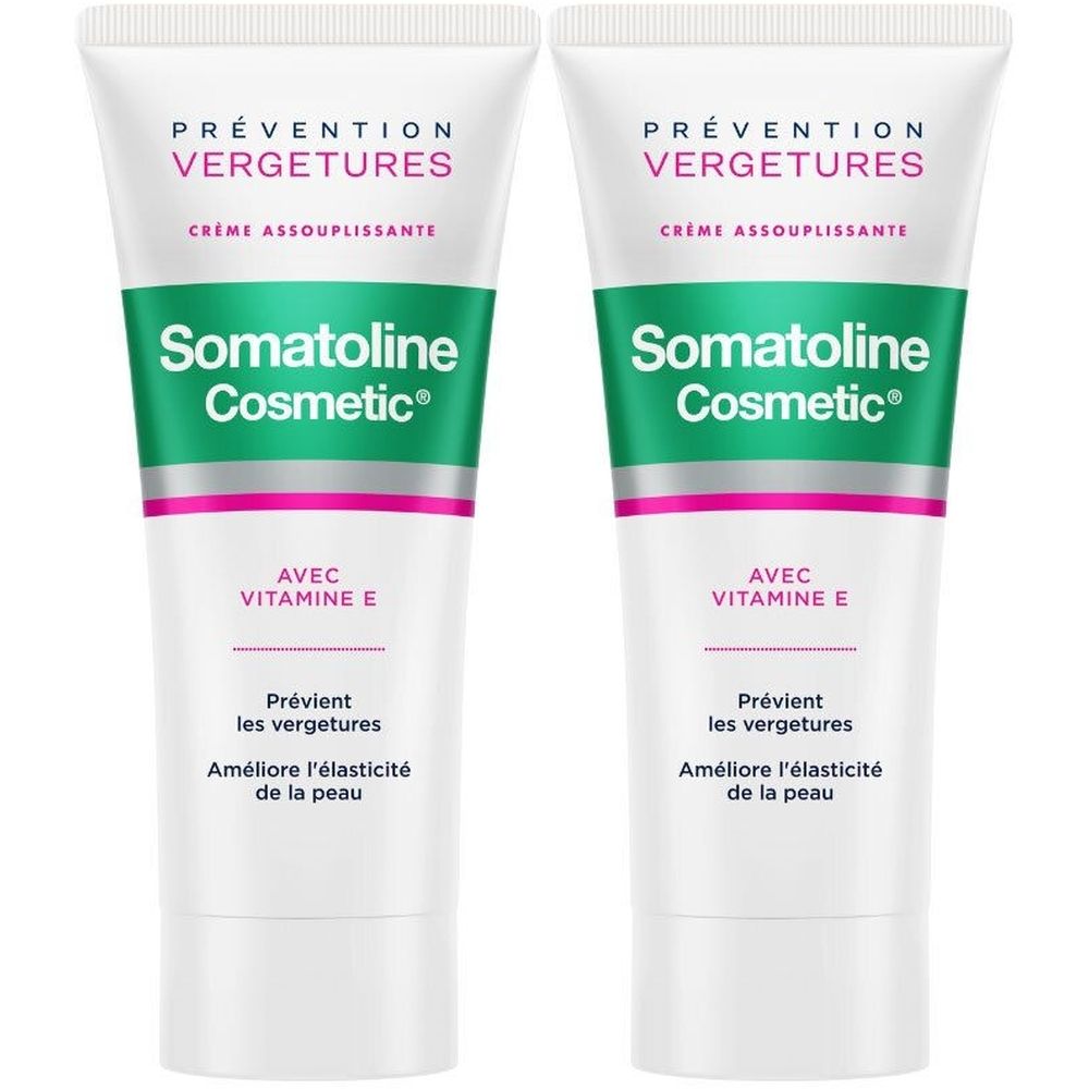 Somatoline Cosmetic Prévention Vergetures Crème Assouplissante - assouplissante avec 2x200 ml Hautcreme