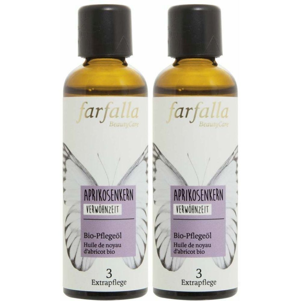 Farfalla Bio-Pflegeöl Aprikose 75 ml x2 2x75 Öl