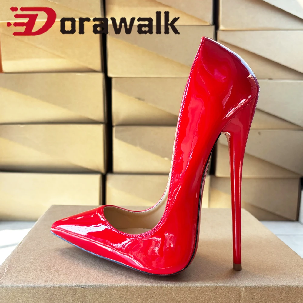 2026 NEU 16cm Super High Heels SEXY Mattschwarze Damen Pumps Sexy Slip-on Pole Dancing Crossdress Catwalk T-Bühnen-Schuhe Größe 46