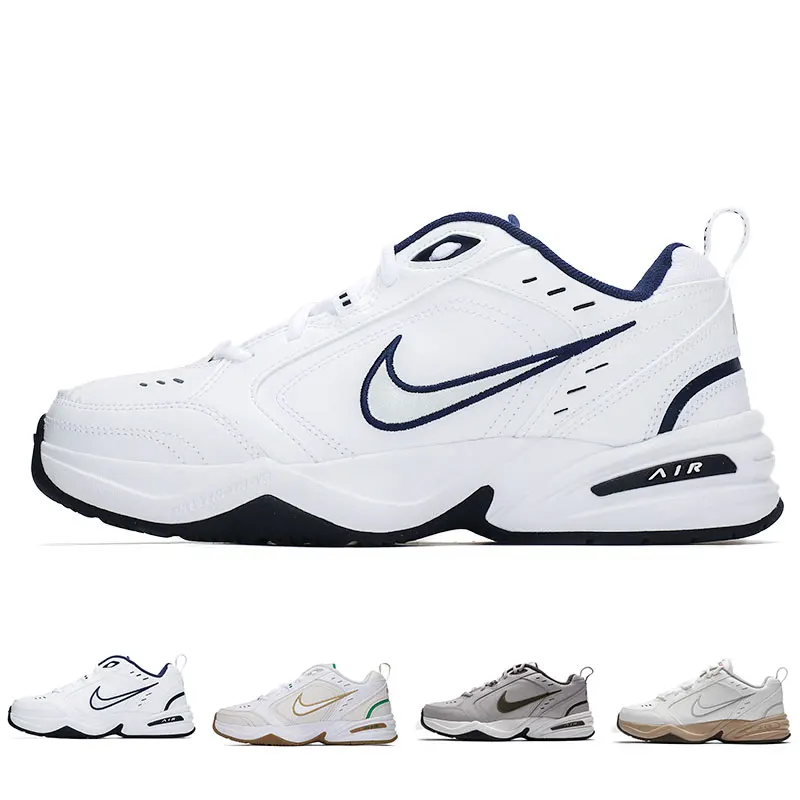 Nike Herrenschuhe Air Monarch Iv Leichte, lässige Sportschuhe, atmungsaktive, dämpfende Laufschuhe