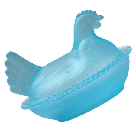 Artistic Hen on Nest Covered Bowl for Dessert Snacks Farmhouse Home Decor Accents