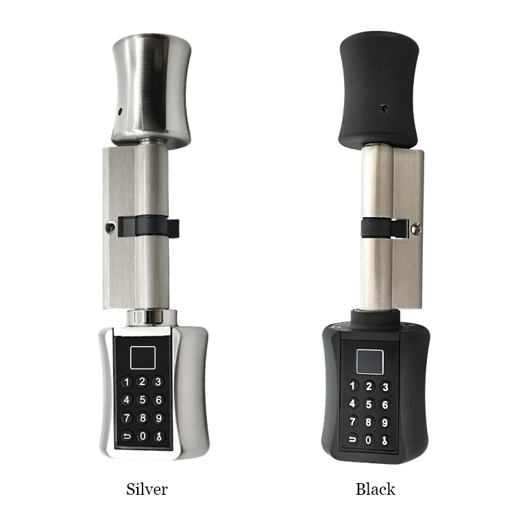 Password serratura a cilindro intelligente con impronta digitale Serratura elettronica biometrica con codice tastiera digitale Serratura intelligente per la casa airbnb