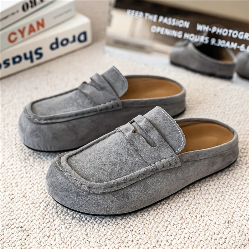 Modische, bequeme Herren-Freizeitschuhe, Leder-Loafer, Halbschuhe, Slipper, Slip-on, bequeme Fahrerschuhe, atmungsaktive Wanderschuhe für Paare