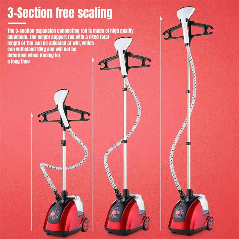 Machine à repasser à vapeur verticale domestique, fer à vapeur intelligent haute puissance à pression accrue pour le repassage à plat