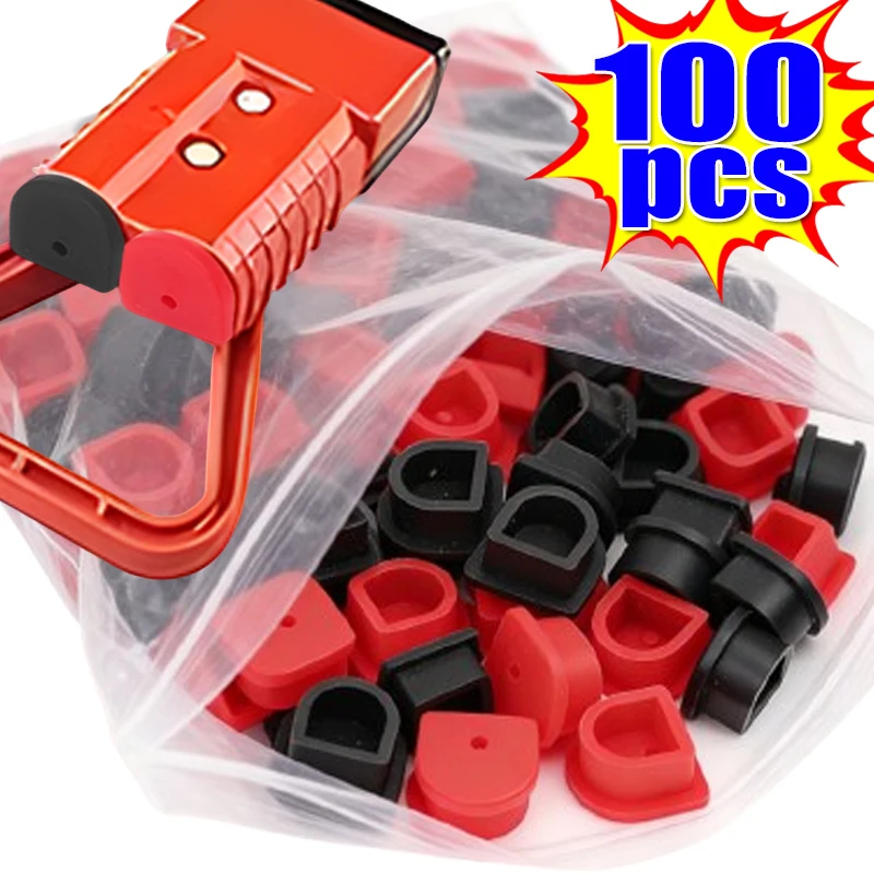 Für Anderson Style 50A Steckverbinder, Dichtungsring, Steckerabdeckung, Silikon-Staubschutzkappe, Stecker, Kabelstecker, wasserdichter Befestigungsstecker, 2–100 Stück Image