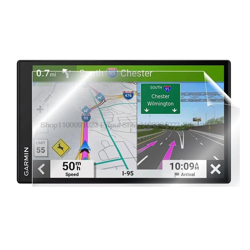 PET-Displayschutzfolie für Garmin Drivesmart 66 GPS-Navigator 6 Zoll Bildschirm Schutzfolie Image