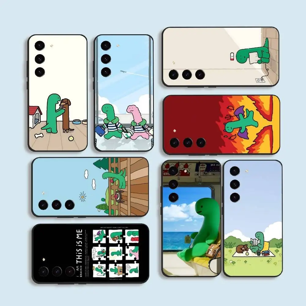 J-Joguman Dinosaurier Handyhülle für Samsung Galaxy S21 S22 S23 S24ULTRA S25ULTRA FE Ultra Plus5G A52S S26 Soft Cover Image