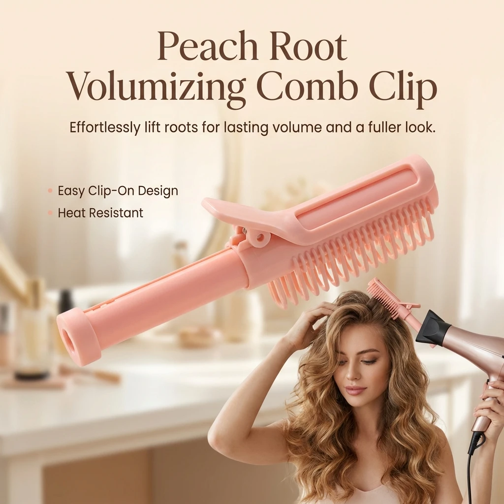 Hochkronige Volumenbürste für Haarwurzeln zur Natürlichen Aufpolsterung von Frisuren Party- und Hochzeits-Styling-Tool Image