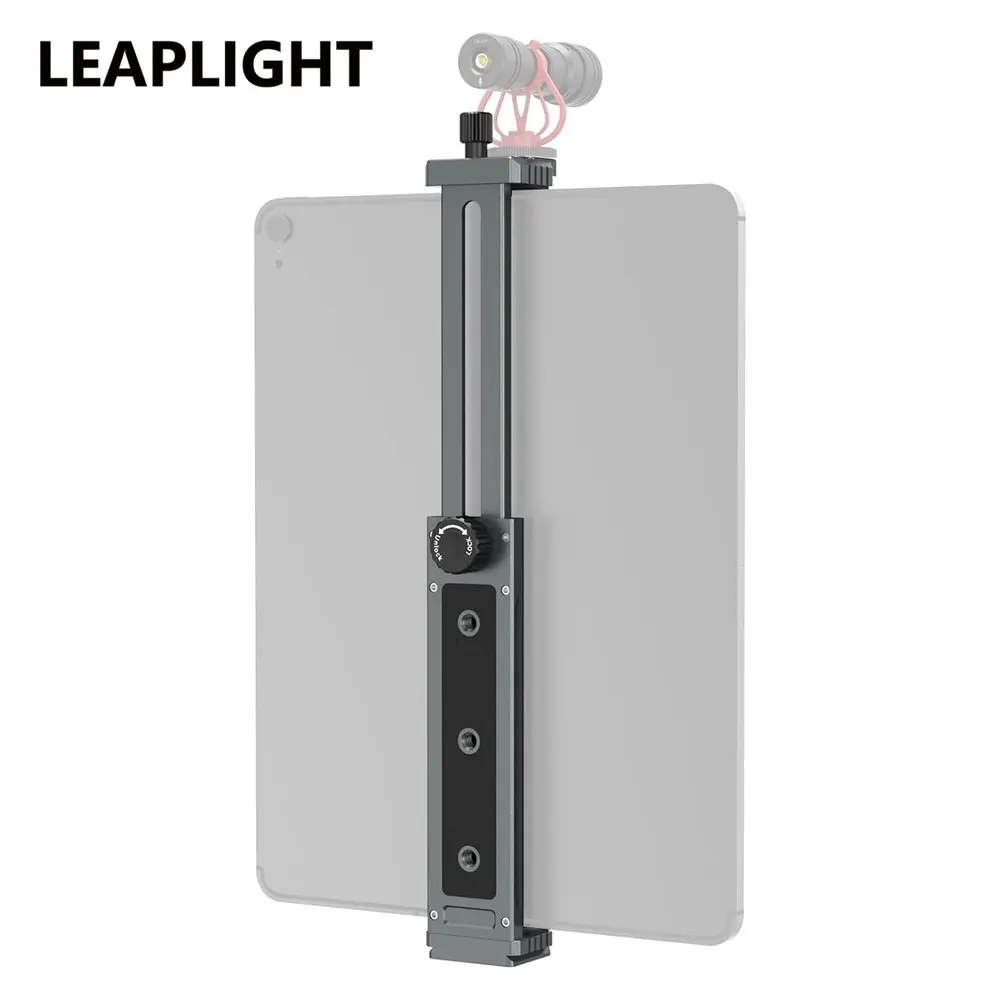 LEAPLIGHT Tablet-Halter-Klemmclip für iPad Pro Air Mini 2 3 4 Universal-Clip-Stativhalterung für iPhone 16 4,7"-12,9" die meisten Tablets Image