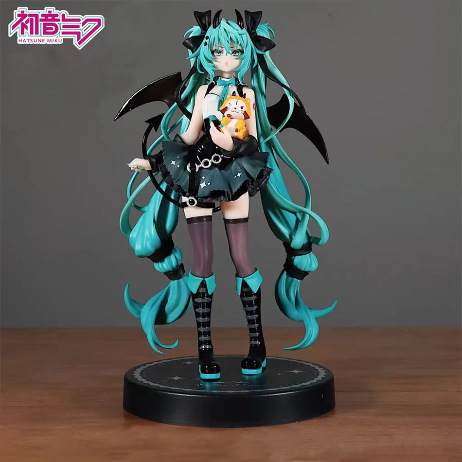 Original Little Devil Hatsune Miku Handgefertigter Kleiner Waschbär Chuyin Dark Angel Handgemachtes PVC-Modell Animations-Peripherie-Ornamente Image