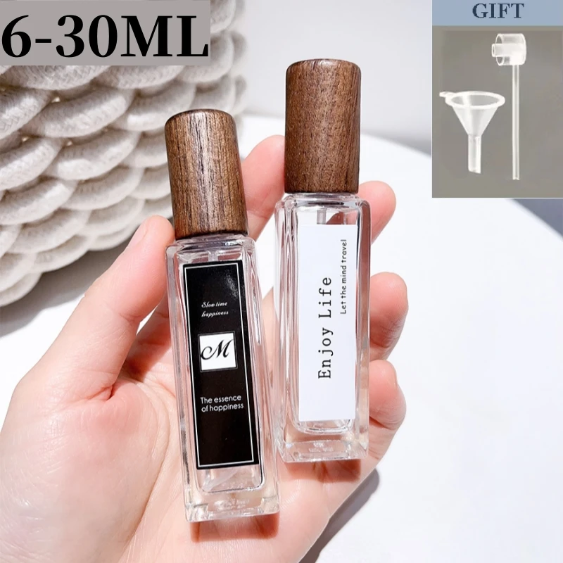 6 ml 10 ml 20 ml 30 ml Tragbare Glas Nachfüllbare Parfüm Flasche Spray Pumpe Leere Zerstäuber Probe Fläschchen kosmetische Behälter Für Reise Image