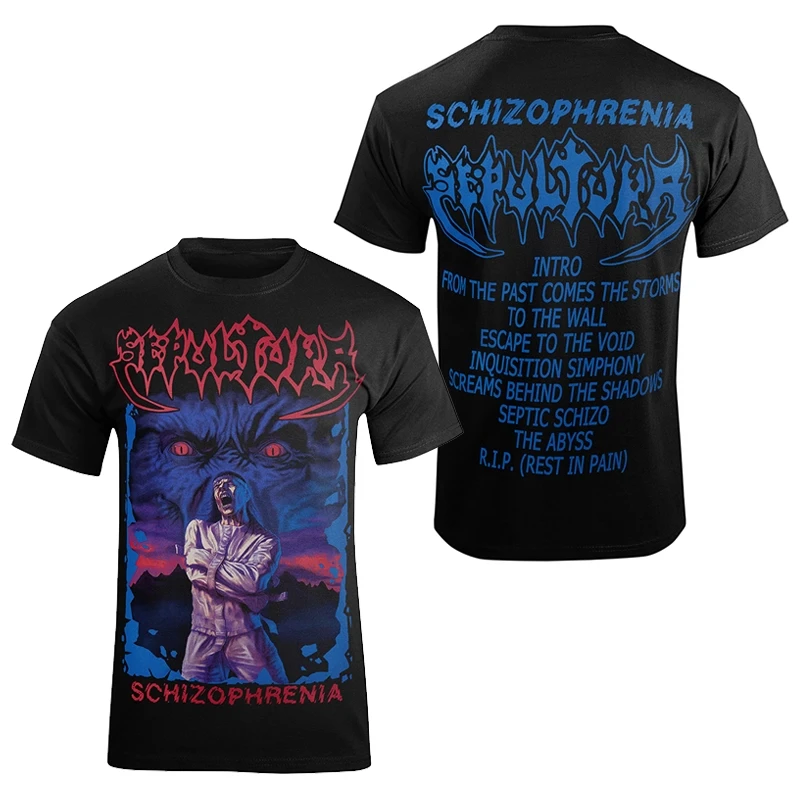 2026 SEPULTURA Band's Dark and Chaotic Speed Metal Rock Kurzarmhemd im amerikanischen Loose-Fit-Stil von einer internationalen Modemarke Image