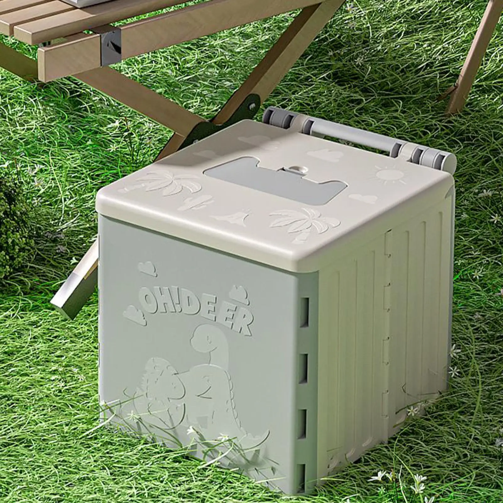 Toilette für Camping, zusammenklappbare Toilette, tragbares Töpfchen für Camping, Outdoor-Ausrüstung, Töpfchentrainingssitz für Reisen, Wohnmobil, Strand, Angeln, Auto