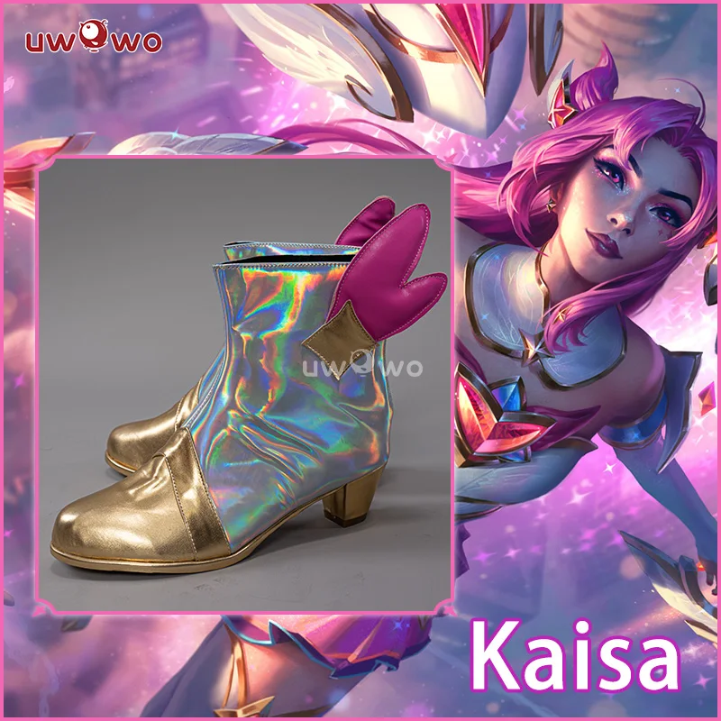 Uwowo Liga der Legenden/lol Kostüm Star Wächter kai'sa sg kaisa Cosplay Schuhe Stiefel