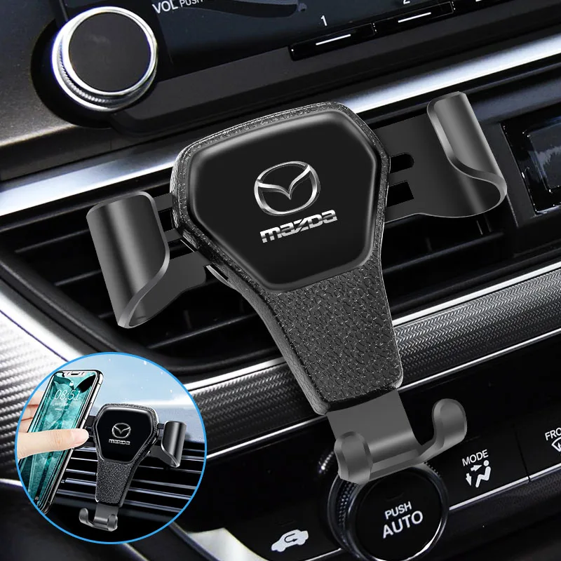 1Pcs Auto Spezifische Auto Halterung GPS Telefon Vent Clip Installation Für Mazda 3 6 CX5 2 CX3 CX9 MX5 RX8 axela Demio Atenza MS GJI Image