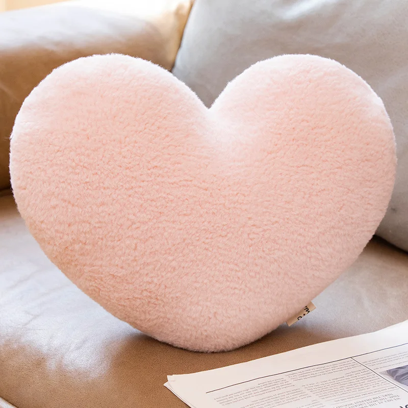 40x35cm Liebesherz Plüsch-Dekokissen Valentinstag Herz-Kissen Sofa-Sitzkissen Couch-Kissen Wohndekor Mädchengeschenke Image