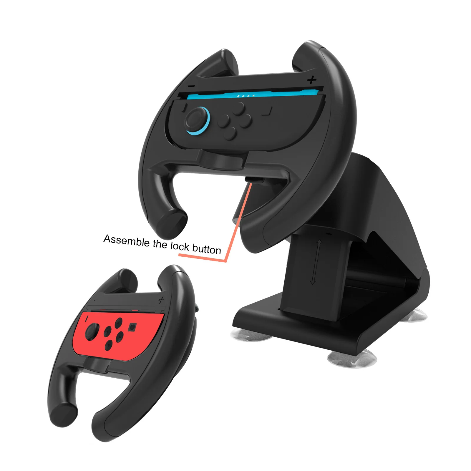 Für Switch2 Rennlenkrad JoyCon Kleiner Lenkradhalter Lenkradchassis für NS2 Gamepad Lenkradhalterung Image