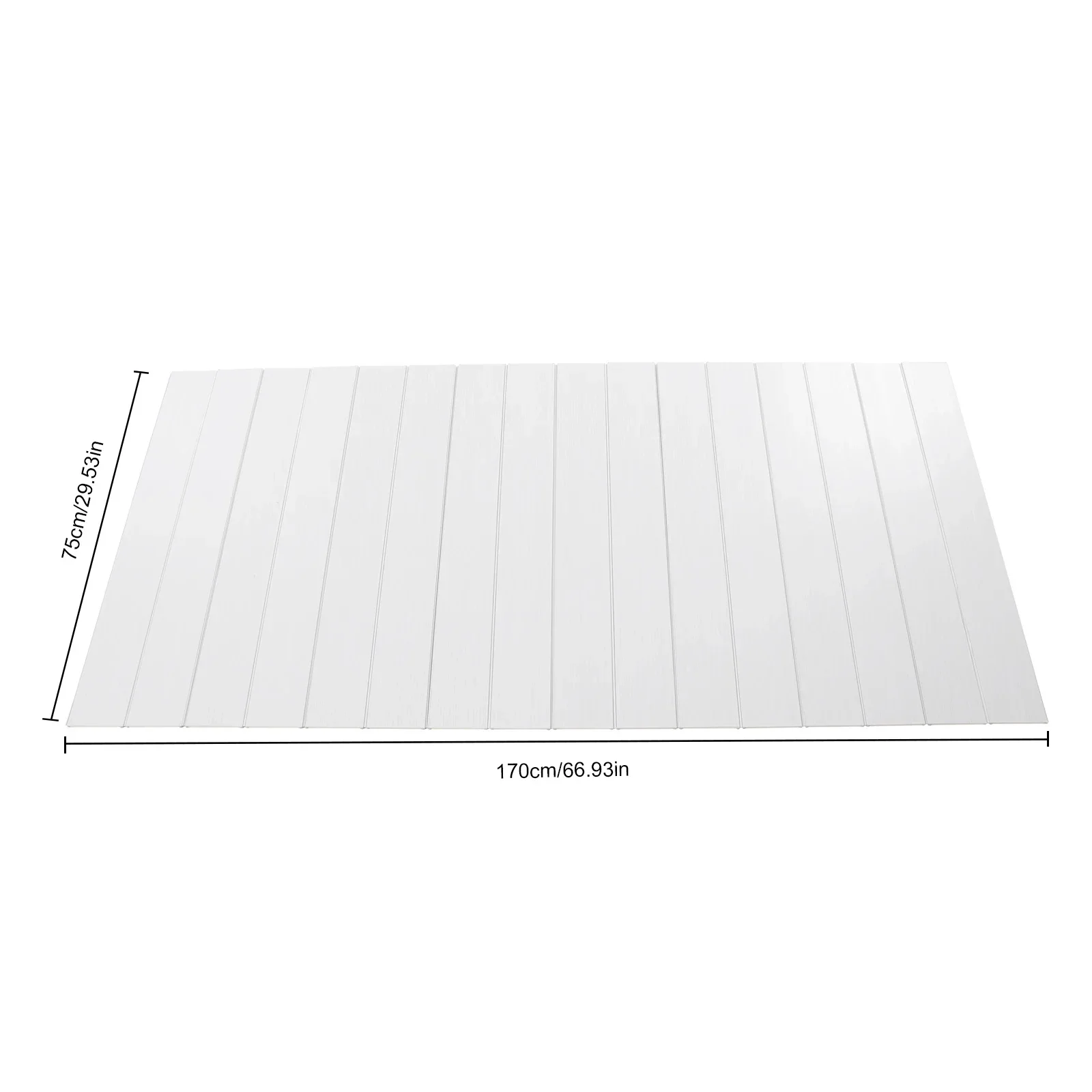 170 x 75 cm großes Badewannenbrett, faltbares Badewannenbrett aus PVC, isolierende Badewannenabdeckung, wasserdicht, staubdicht, Staubschutz