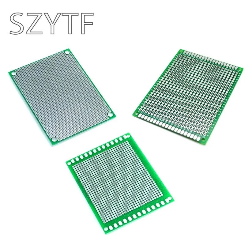 6*8 CM 1,6mm dick, 2,54 MM 2,0 MM 1,27 MM abstand seitig HASL PCB board Image