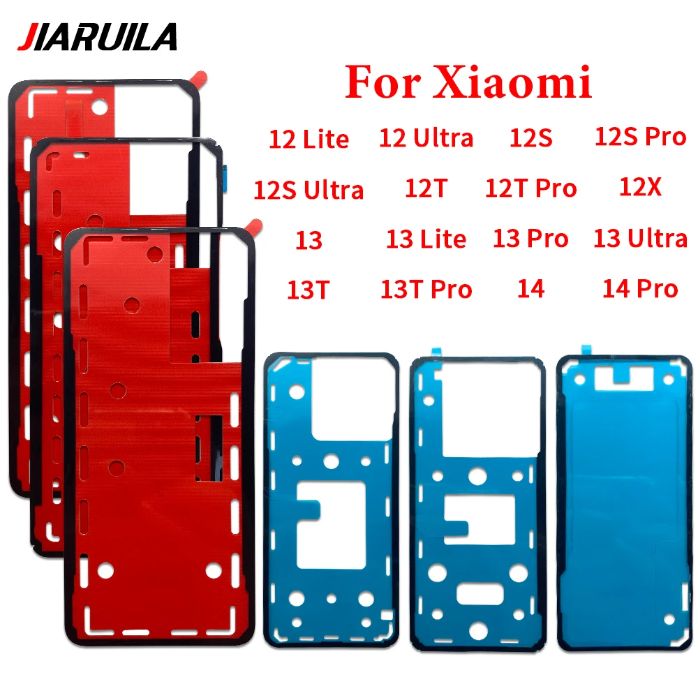 Zurück Batterie Aufkleber Kleber Für Xiaomi Mi 12 Lite Ultra 12S 14 Pro 12T 12X 13 Lite Pro 13T Wasserdichte Gehäuse Abdeckung Klebeband Image