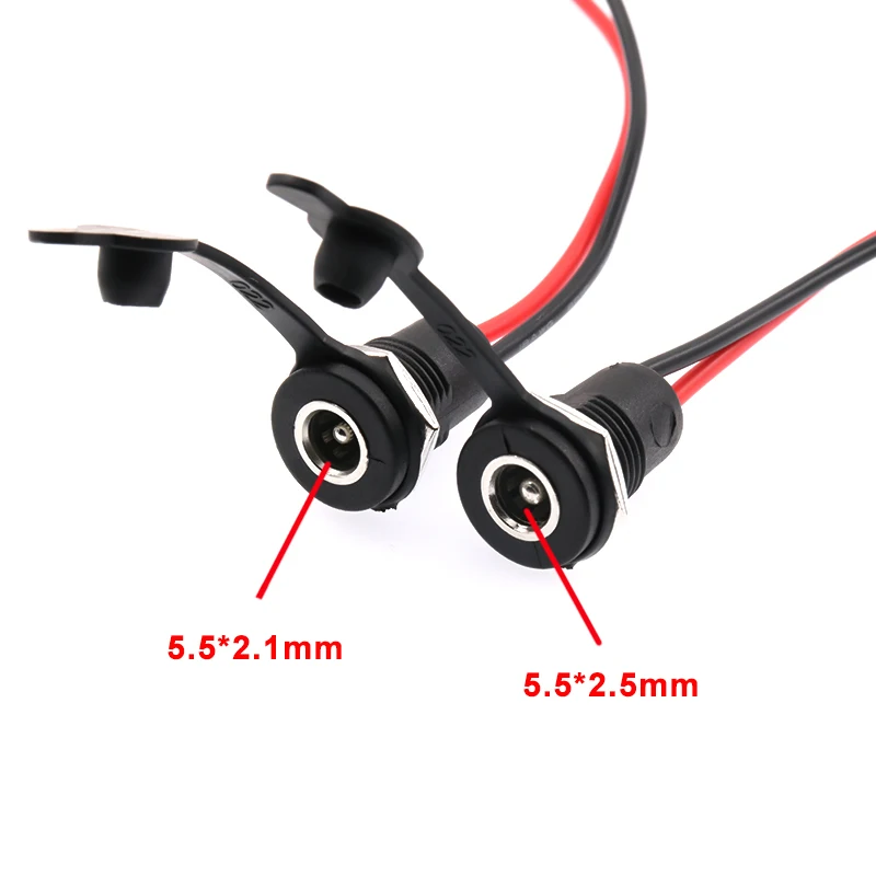 1-5PCS Elektrische Roller 5,5*2,0mm/5,5*2,5mm Lade Port Stecker Draht, luftfahrt Hohe Strom 5A Lade DC Buchse Eltern Draht Image