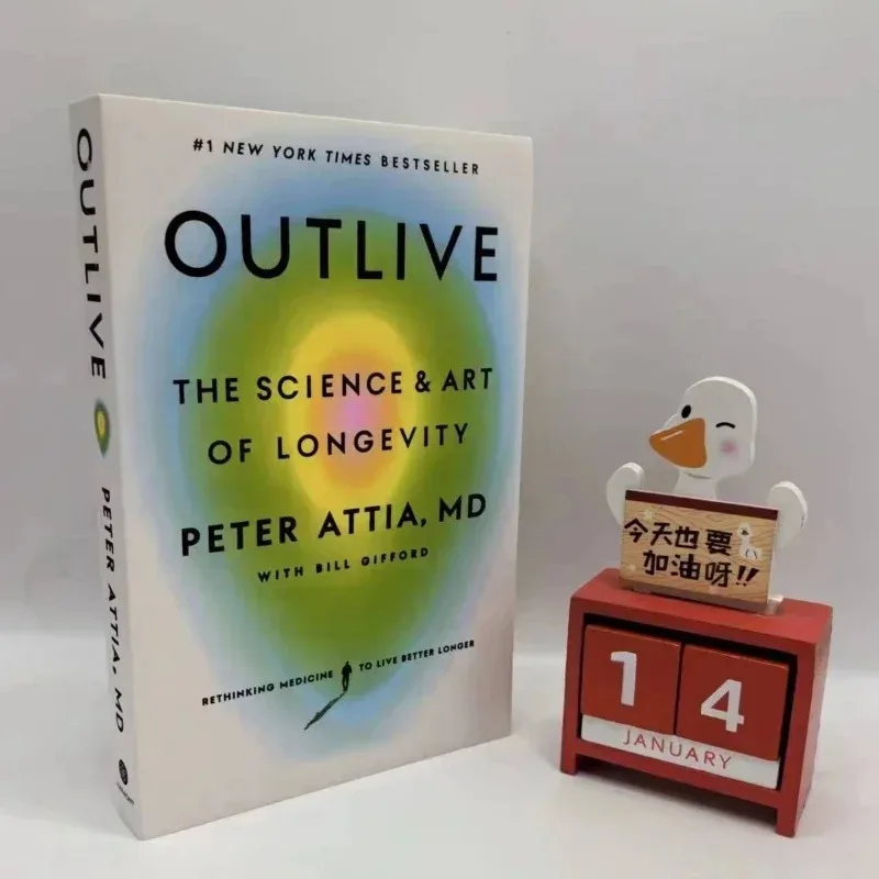 3025Outlive von Peter Attia: Die Wissenschaft und Kunst der Langlebigkeit, Taschenbuch auf Englisch, englische Bücher, Philosophiebücher Image