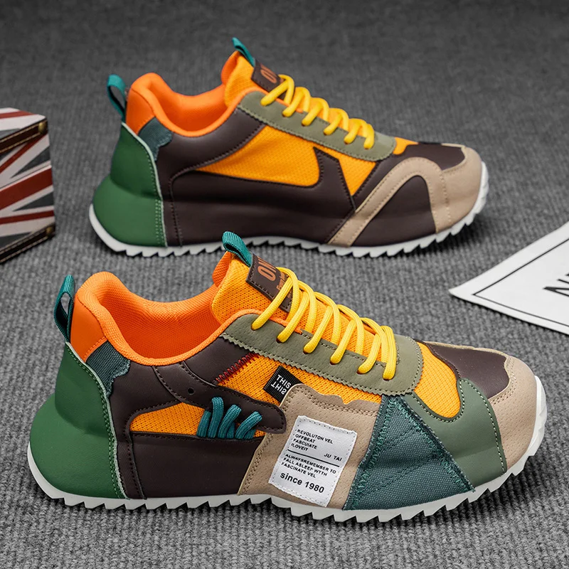 YRZL 2025, neue Skate-Schuhe für Herren, lässige Turnschuhe, rutschfest, bequeme Wanderschuhe, atmungsaktive Turnschuhe für Herren, Outdoor-Sport