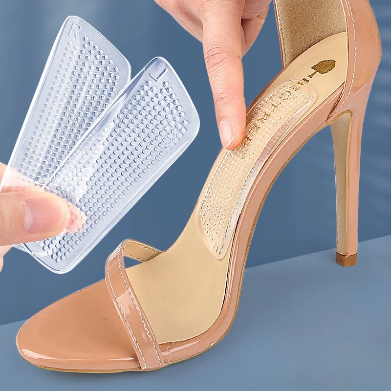 GEL-Granulat-Einlegesohlen zur Fußgewölbestützung bei Plattfüßen, weich, abriebfest, selbstklebend, stoßdämpfend, mit granulierter Massagefunktion Image