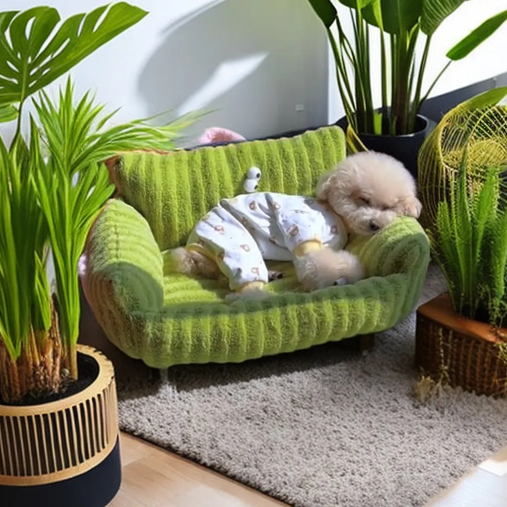 Welpe spezielle Sofa Zwinger Winter warmes Haustier Internet Celebrity Katzennest kleiner Hund Hund Schlafmatte Kissen Winterbett Image
