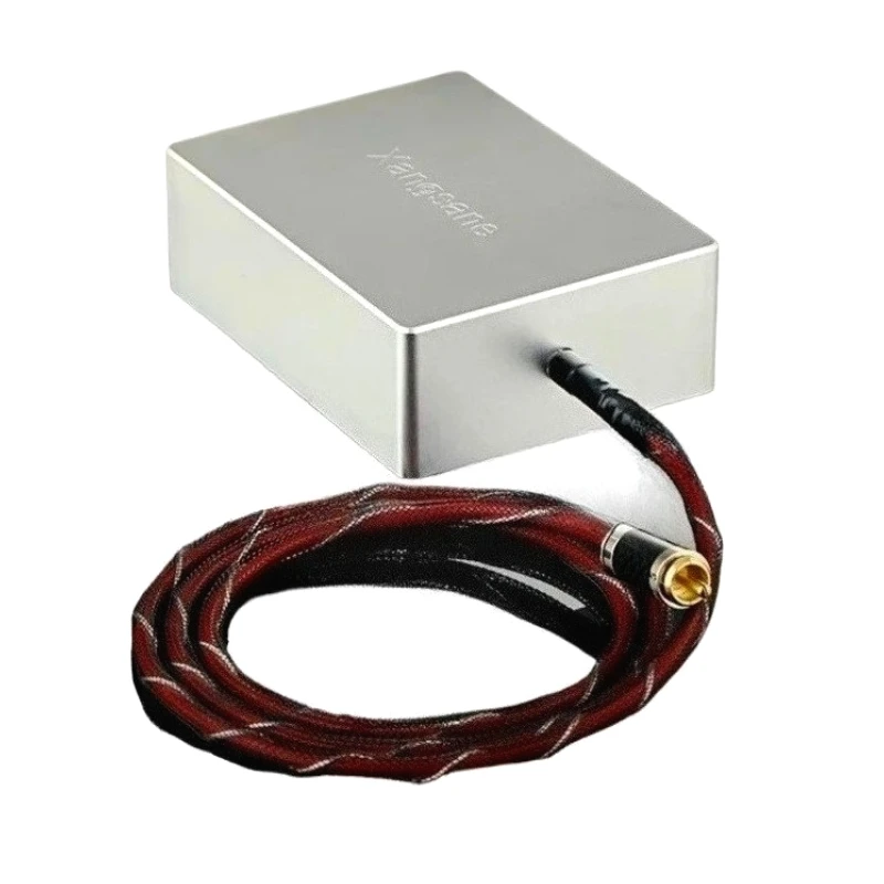 HiFi Audio Elektronische Schwarz Loch Reinem Silber Erdungskabel Aluminium Legierung Lautsprecher Verstärker Rauschunterdrückung Box Image
