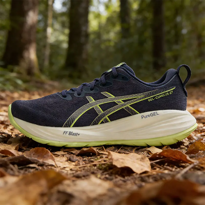 Asics Herrenschuhe Gel-Cumulus 27, Sportschuhe, Fitness-Training, Dämpfung, lässige Laufschuhe, 1011B960-500