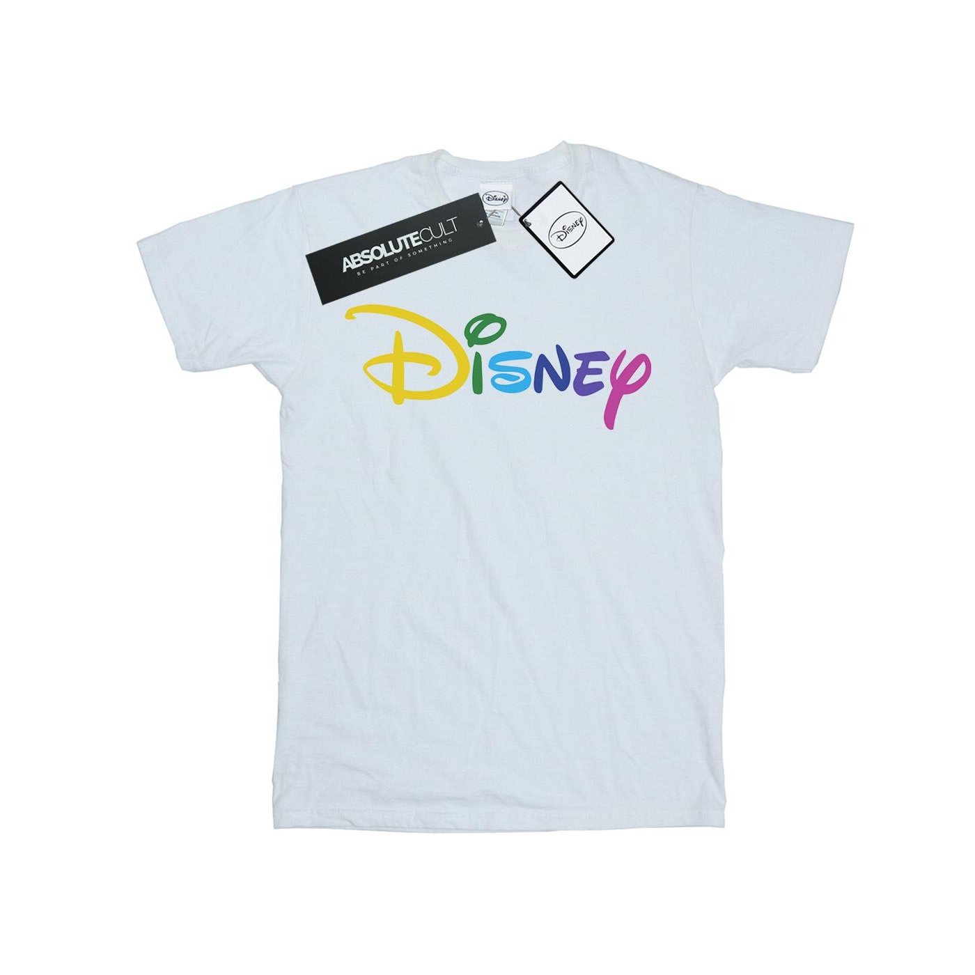 Disney Girls Colour Logo Cotton T-shirt (white) - Size 12-13Y | Disney Sale | Discount Designer Brands