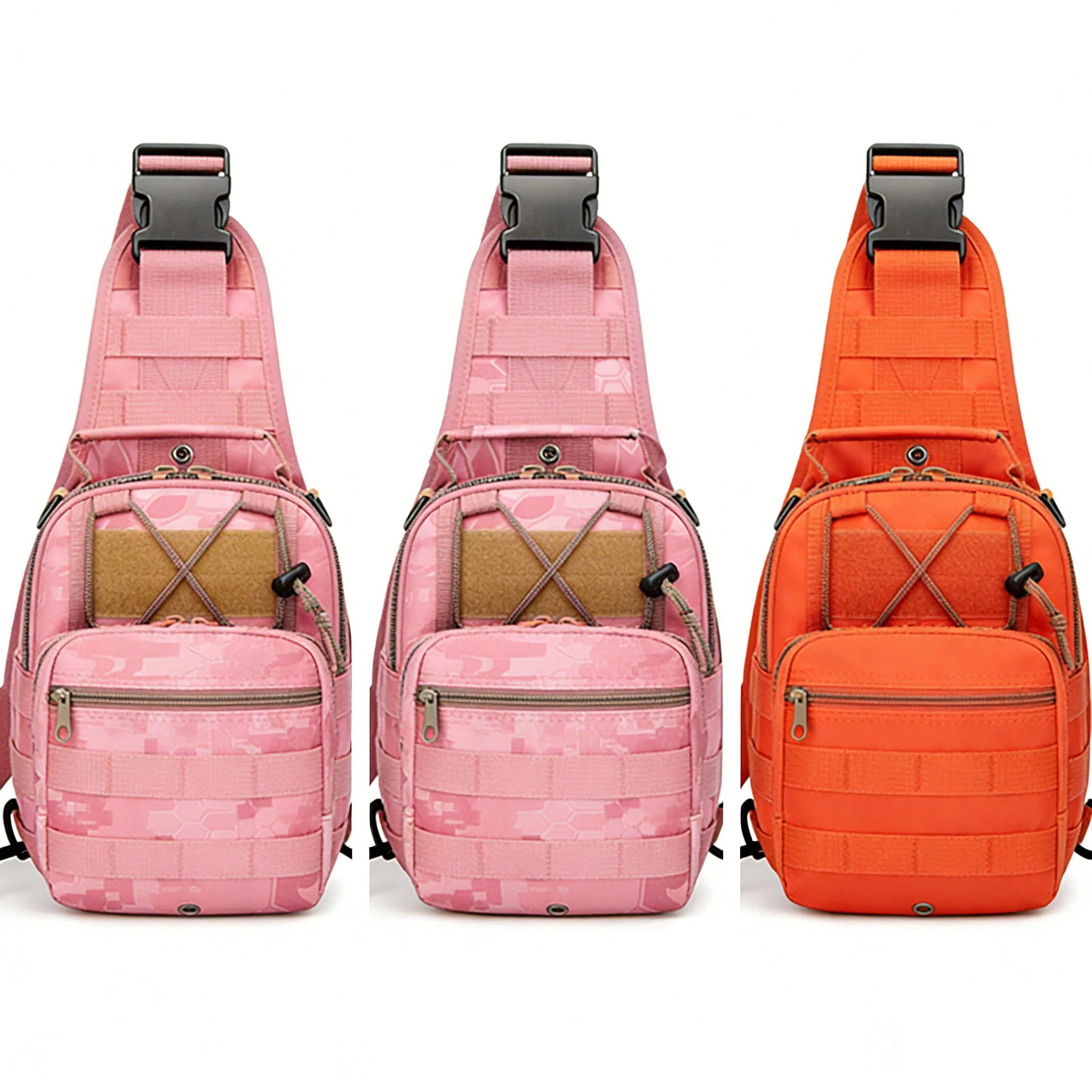 Sac de poitrine tactique à prix raisonnable pour hommes système MOLLE de survie outil de cyclisme étanche EDC bandoulière de poitrine