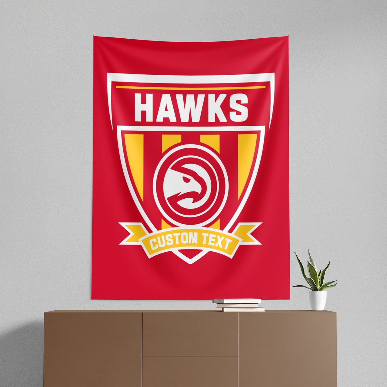 Atlanta Hawks 50" x 60" Allegiance Personalized Wall Hanging