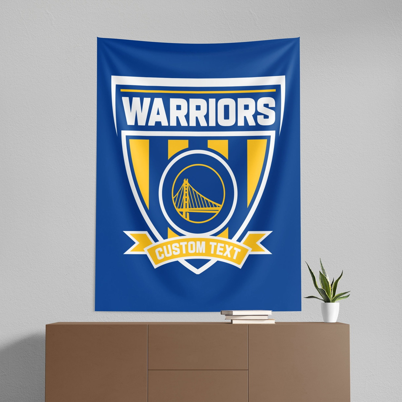 Golden State Warriors 50" x 60" Allegiance Personalized Wall Hanging