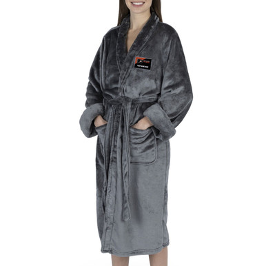 Philadelphia Flyers Personalized Charcoal Women's Silk Touch Robe