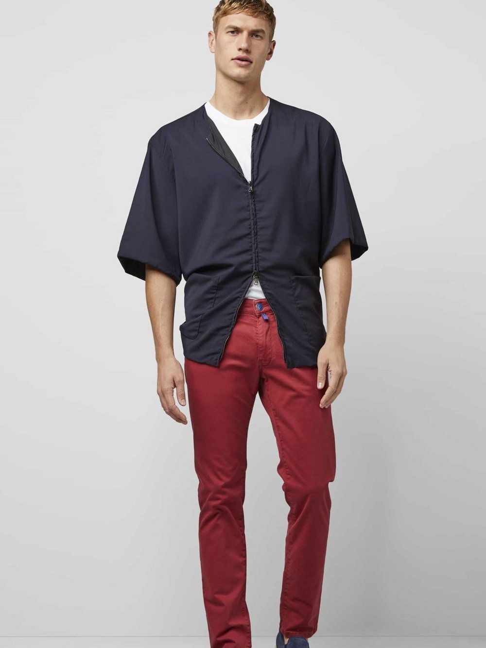 MEYER Baumwollhose Herren rot, 34-30