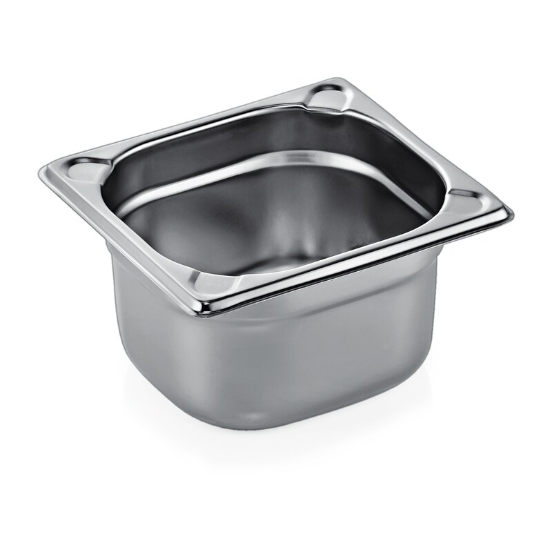 12x GN Behälter 1/6 GN Core, 100 mm, mit U-Ecken, Chromnickelstahl Image