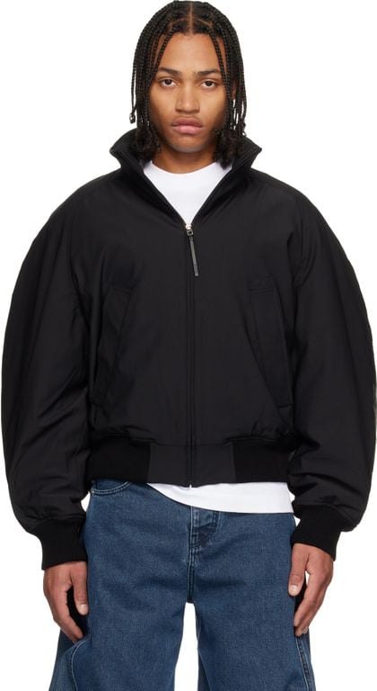 'Le Bomber Aero' Bomber Jacket - Black - Jacquemus Jackets
