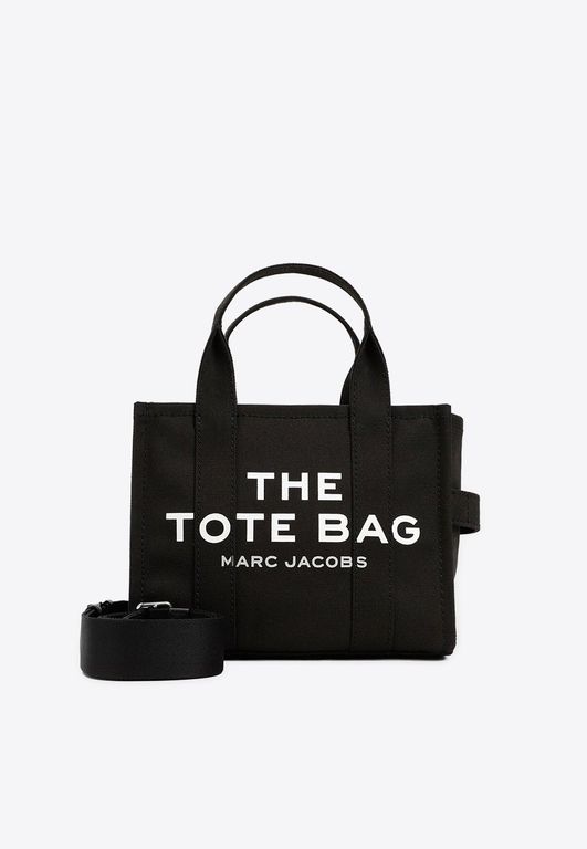 The Small Tote Bag With Logo - Black - Marc Jacobs Totes