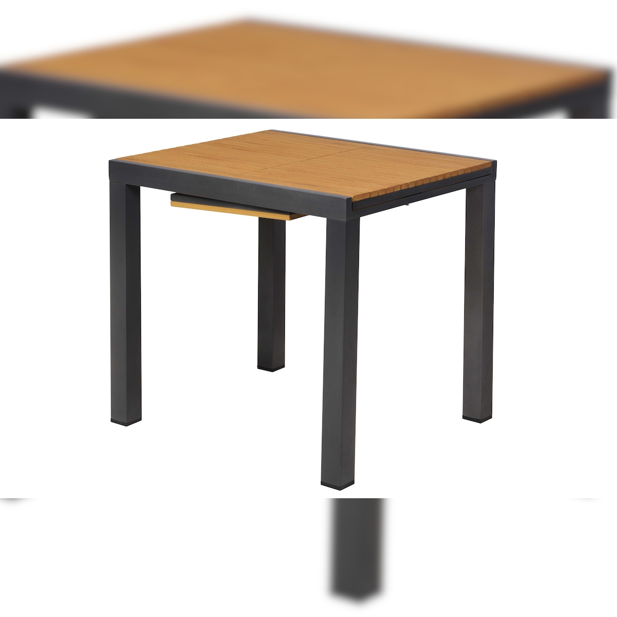 Merxx Balkonauszietisch 80(120) x 70 cm, Aluminium Image